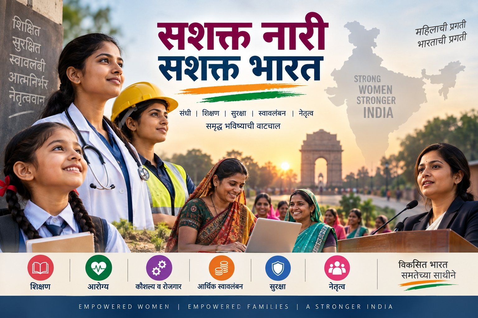 सशक्त नारी, सशक्त भारत: योजनांच्या पलीकडे महिलांच्या खऱ्या सक्षमीकरणाचा प्रवास